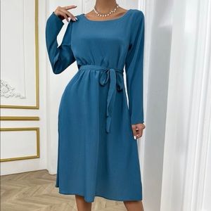 Lovely teal midi dress